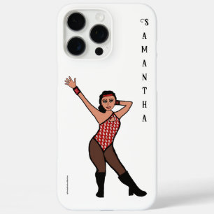 Personalized Dancer White Print # 2 iPhone 16 Pro Max Case