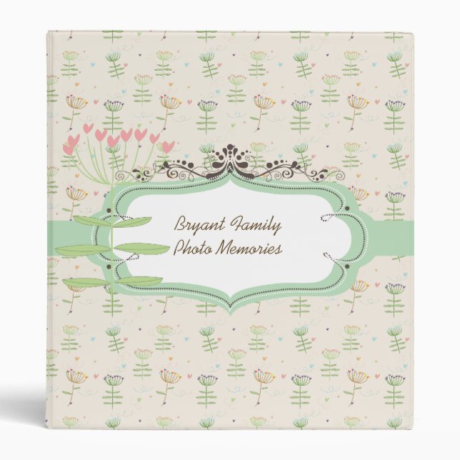 Personalized Dandelion Dreams Photo Binder (Front)