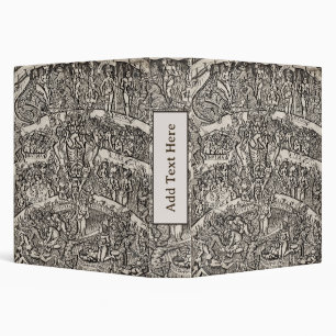 Personalized Dante’s ‘Inferno’ 3-Ring Binder