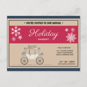  Personalized - Dark Blue, Beige & Red Vintage Postcard