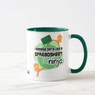 Personalized Data Manager SPREADSHEET NINJA Mug