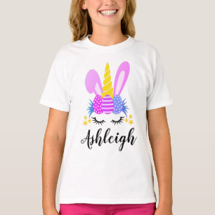 Personalized Daughter Easter Gift Bunny Rabbit T-Shirt