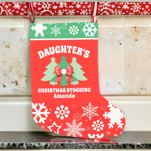 Personalized Daughter's Christmas Gift Small Christmas Stocking