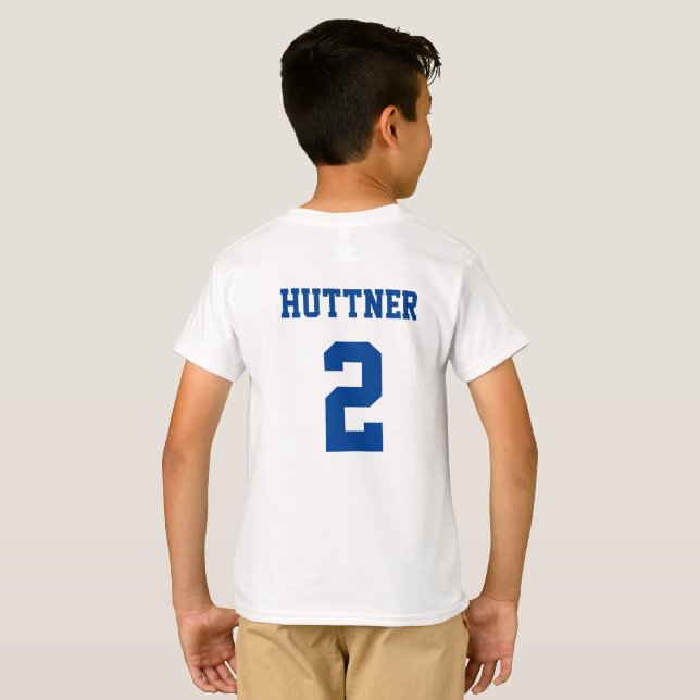 Personalized Dawg Tee - add your name and number (Back Full)