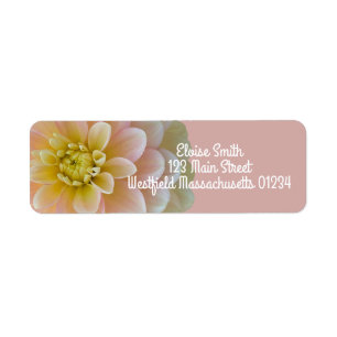 Personalized Day Dreamer Dahlia Flower 