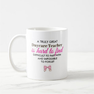 Personalized Daycare Teacher Appreciation Gift Coffee Mug