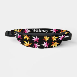 Personalized Dazzling Autumn Leaves Fanny Pack