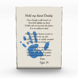 Personalized Dear Daddy Poem Photo Block