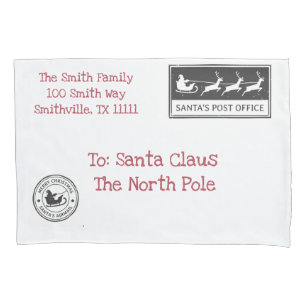 Personalized Dear Santa Pillowcase