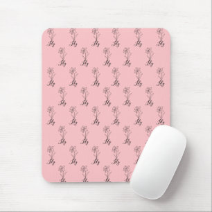 Personalized December Narcissus Birth Flower Gift Mouse Pad