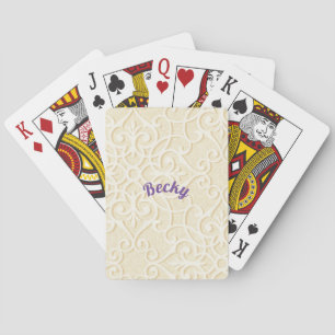 Personalized deck of cards