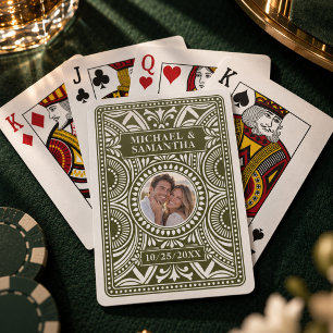 Personalized Deck of Cards Wedding Favours Photo