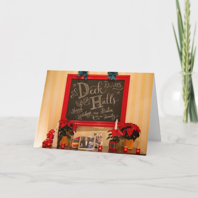 Personalized Deck the Halls - Greeting Card (Front)