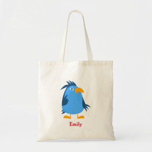 Personalized Decorative Animal Bird Blue Funny Tote Bag