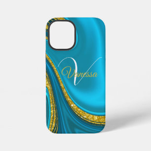 Personalized Decorative Marbleized iPhone 12 Mini Case