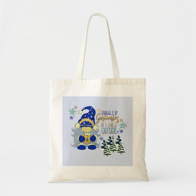 Personalized Decorative Merry Christmas  Tote Bag (Front)