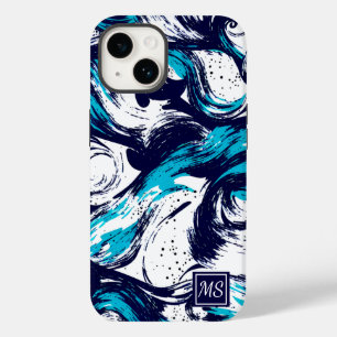 Personalized Deep Ocean Print Case-Mate iPhone 14 Case