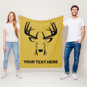 Personalized Deer Hunting Blanket for Hunters