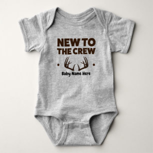 Personalized Deer Hunting Jersey Bodysuit Shirt