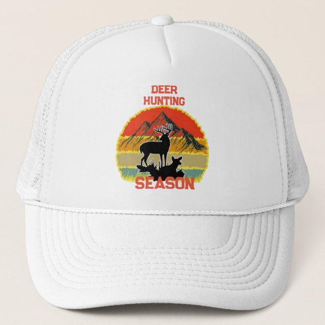 Personalized - DEER HUNTING SEASON -Trucker Hat (Front)