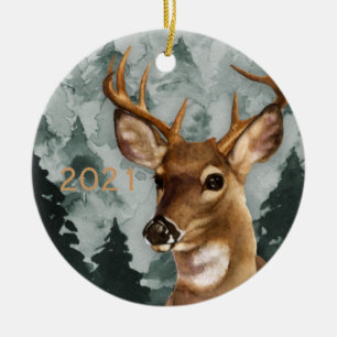 Personalized Deer Ornament