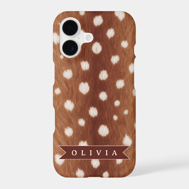 Personalized Deer Print Neutral Aesthetic Gifts (Back)