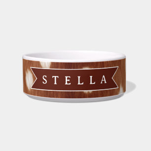 Personalized Deer Print Neutral Aesthetic Gifts Bowl