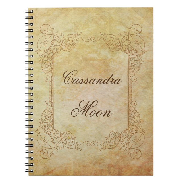 Personalized Delicate Fairy Tale  Notebook (Front)