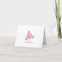 Personalized Delicate Pink Flower