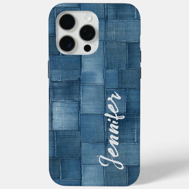 Personalized Denim iPhone / iPad case (Back)