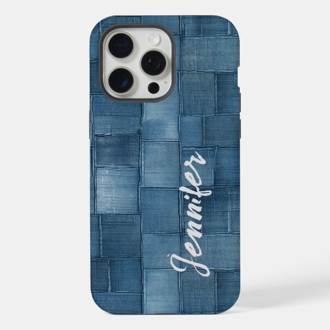 Personalized Denim iPhone / iPad case (Back)