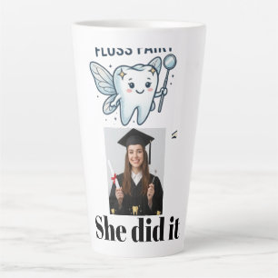 Personalized Dental Hygienist Graduation Floss Fai Latte Mug