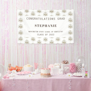 Personalized Dental School Graduation Banner