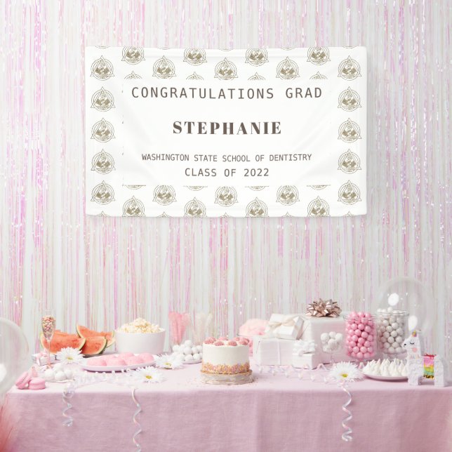 Personalized Dental School Graduation  Banner (Party)
