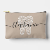 Personalized Dental Squad Leopard Print Tooth