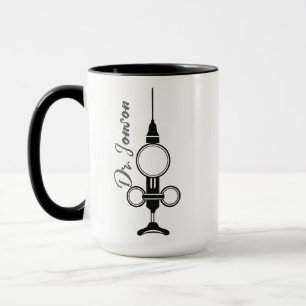 Personalized Dentist Custom Name Happy Dentist Mug