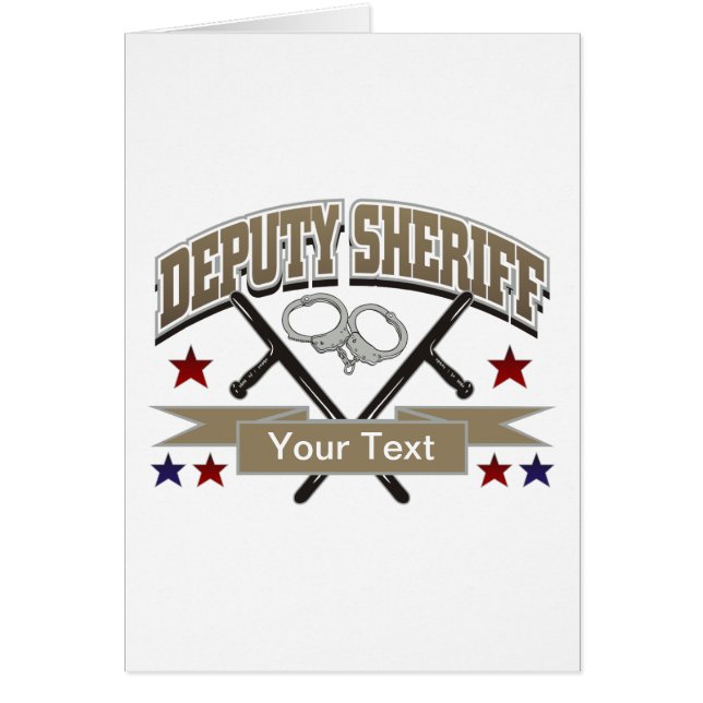 Personalized Deputy Sheriff (Front)