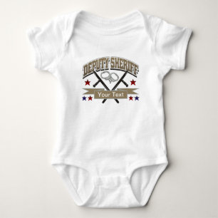Personalized Deputy Sheriff Baby Bodysuit