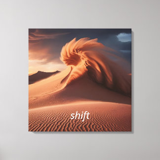 Personalized Desert Sandstorm / Dust Storm Canvas Print