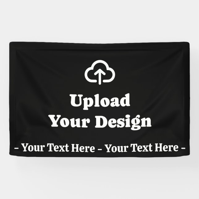 Personalized Design and Text Banner (Horizontal)