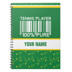 Personalized Design for Tennis players, coaches... Notebook