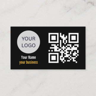 Personalized design with Custom Contact & qr code Business Card