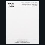 Personalized Design Your Own Business Letterhead<br><div class="desc">Custom Colours and Fonts - Personalized Design Your Own Business Letterhead with Logo - Add Your Logo - Image - Photo or QR Code / Name - Company / Address - Contact Information / More - Resize and move or remove and add elements / text with Customization tool. Choose/ add...</div>