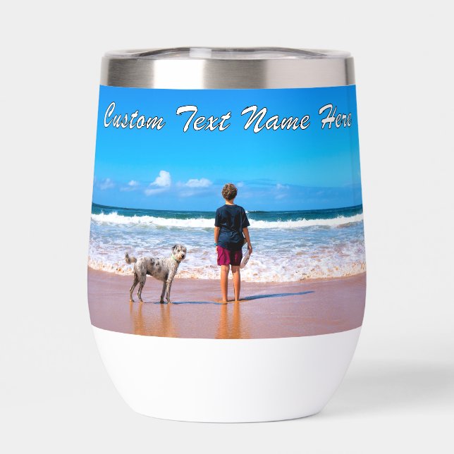 Personalized Design Your Own Custom Photo and Text (Back)