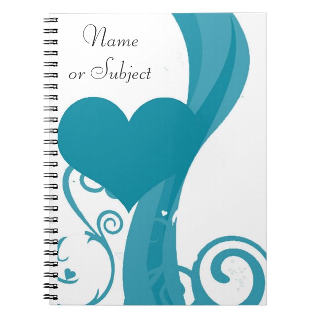 Personalized Designer Notebook Template (Front)