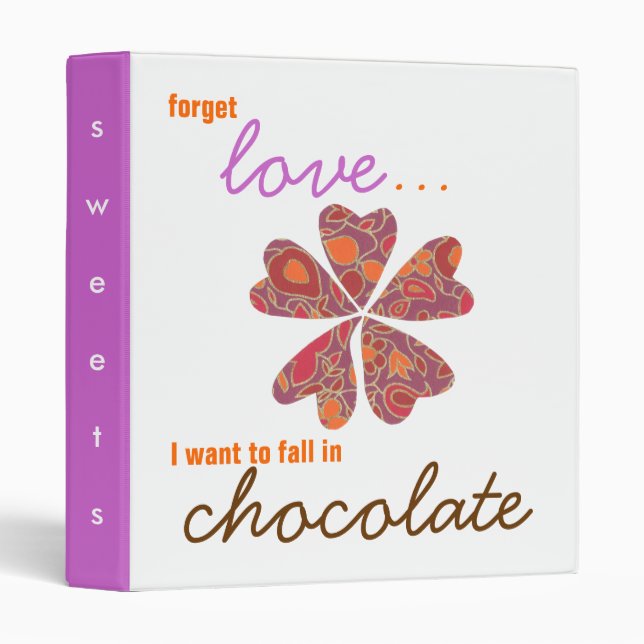 Personalized Dessert Recipe Binder (Front/Spine)
