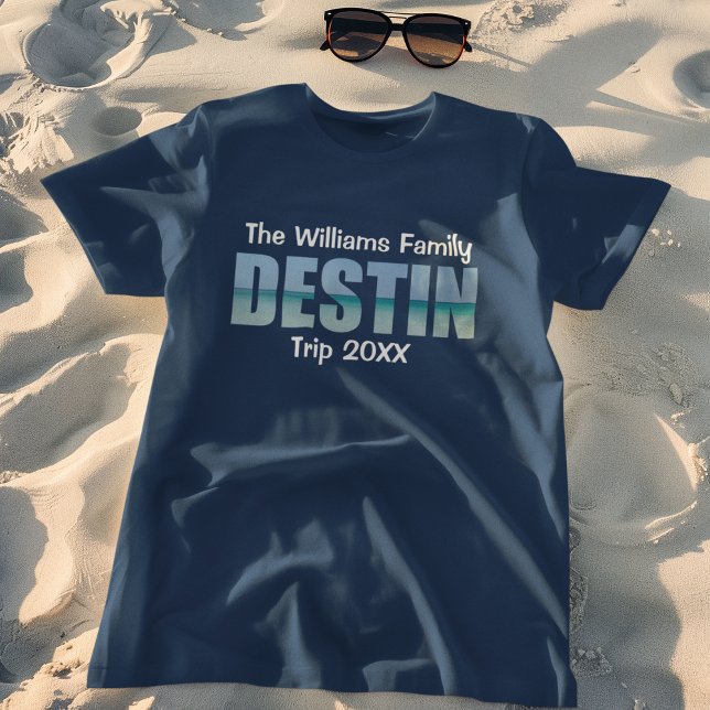 Personalized Destin Beach Trip Matching Family T-Shirt (Creator Uploaded)