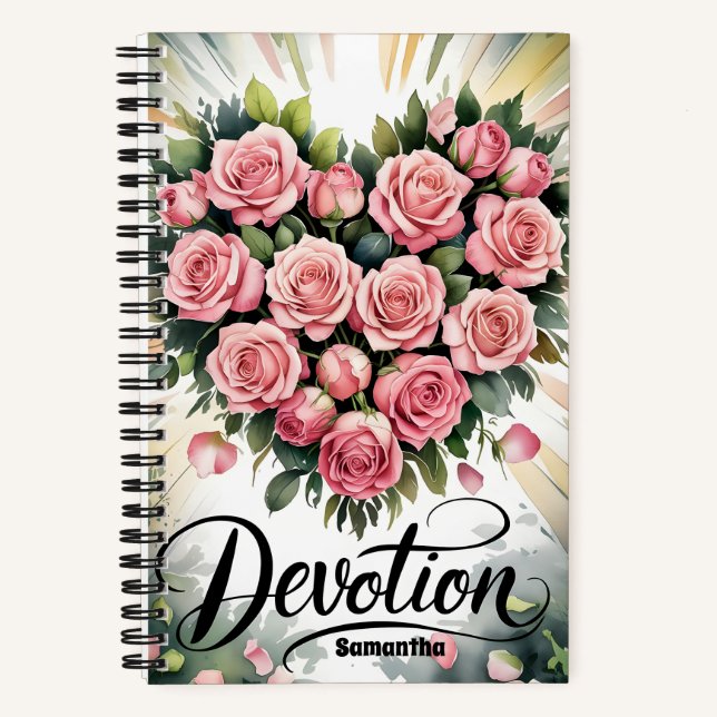 Personalized Devotion Christian Women Journal (Front)