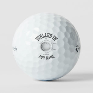 Personalized Dialled In Taylor Made TP5 Golf Balls