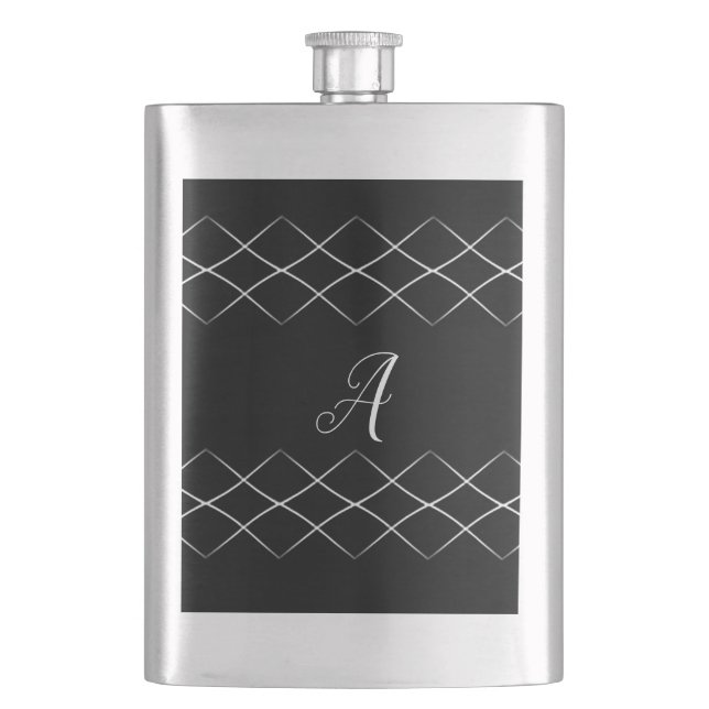 Personalized Diamonds are Forever Hip Flask (Front)